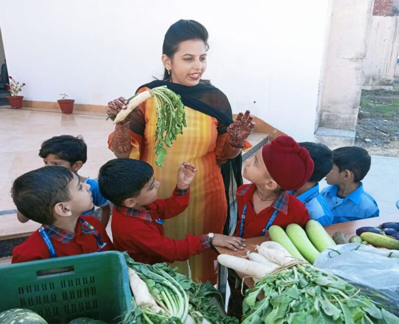 Vegetable vendor in Pre School- (2)-min